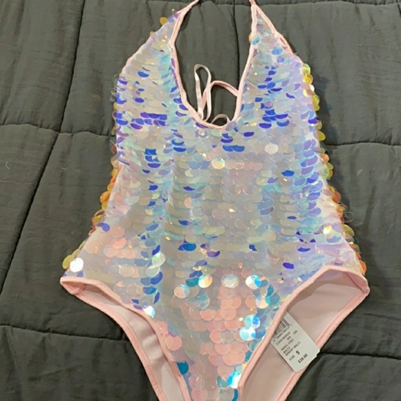 Windsor Tops - Unicorn 🦄 Halter Backless Bodysuit NWT
